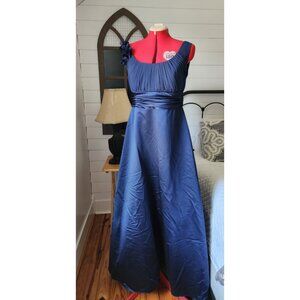 David's Bridal Marine Bridesmaid Dress